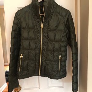 Michael Kors packable down fill jacket